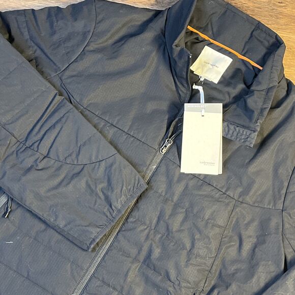 NWT Icebreaker Merinoloft Jacket Black Merino Wool Lined Quilted Men’s XL - Picture 1 of 8
